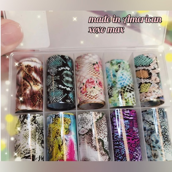 SNAKESKIN Nail Foil Kit 1/$15, 2/$25, 3/$30, 4/$35.$5 each additional! - Picture 1 of 2